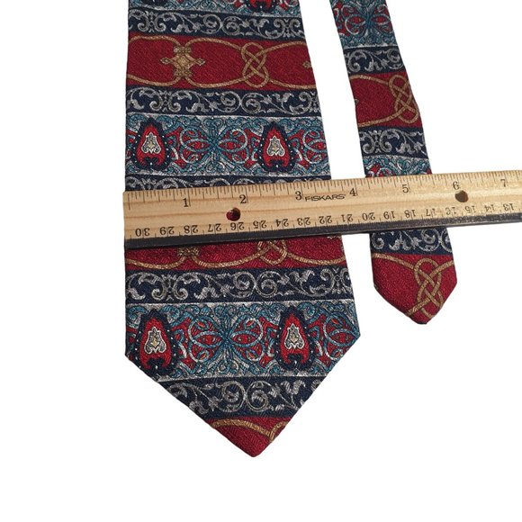 Arden Cravats Mens Necktie Tie Designer Blue Red Accessory Work Office Dad Gift - Picture 3 of 5